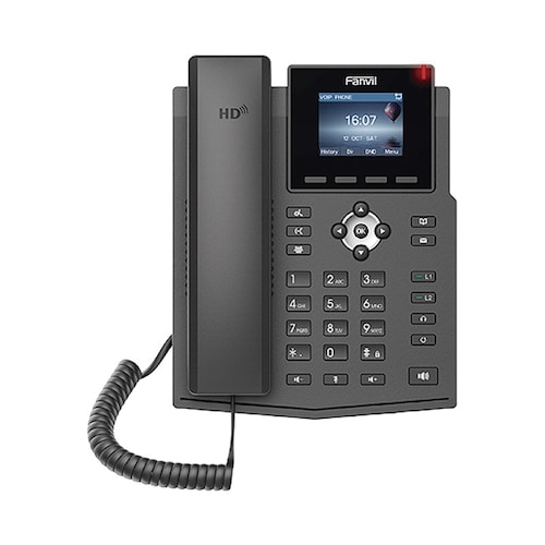 Teléfono Ip Empresarial 4 Líneas Sip Lcd Fanvil X3SP-V2