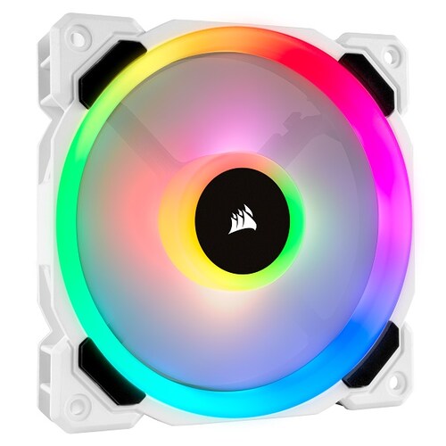 VENTILADOR CORSAIR LL120 RGB BLANCO 3 PACK C/CONTROLADOR (CO-9050092-WW)
