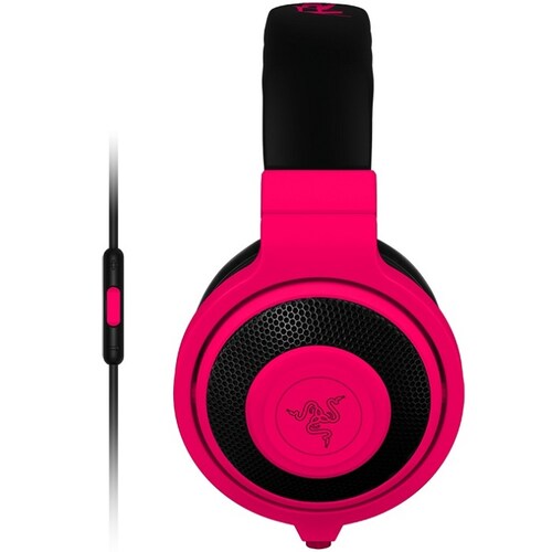 Diadema Razer Kraken Mobil 3.5mm Headset Rojo Neon Gaming RZ04-01400300-R3U1