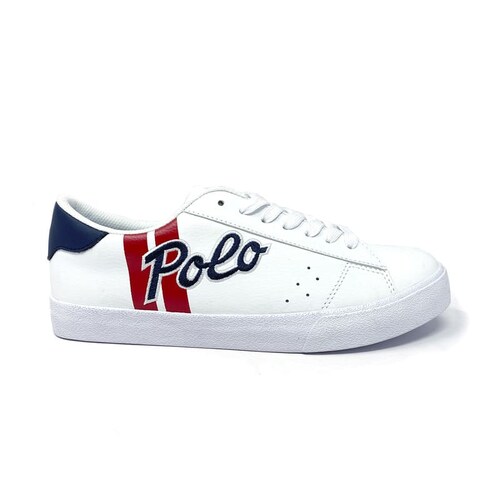 Tenis Polo Ralph Lauren Unisex Color Blanco Estampado