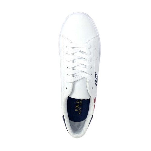 Tenis Polo Ralph Lauren Unisex Color Blanco Estampado