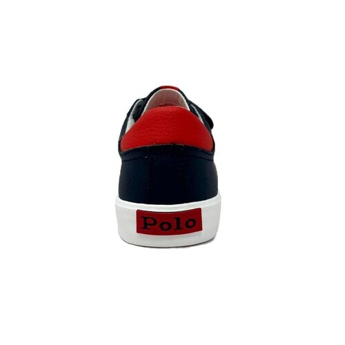 Tenis Polo Ralph Lauren Niño Color Azul Marino De Velcro