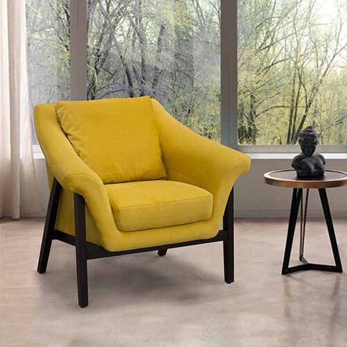 SILLON INDIVIDUAL TELA PATAS MADERA CONCEPT HOUSE CASPIA