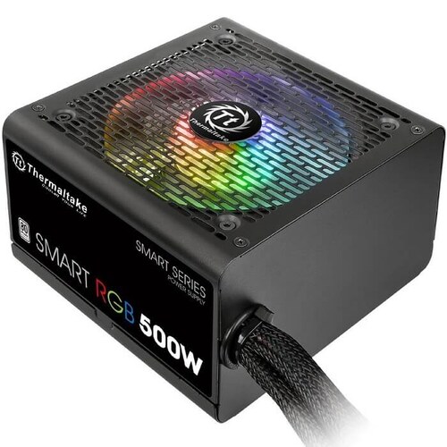 Fuente De Poder Thermaltake Smart RGB 500W 80+ PS-SPR-0500NHFAW-1