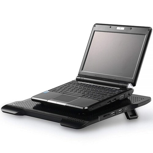 Base Cooler Master NotePal X-Lite II Con Ventilador Para Laptop De 9" a 15.6" R9-NBC-XL2K-GP