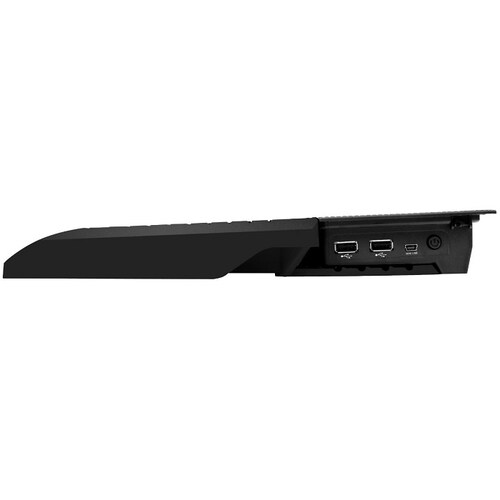 Base Thermaltake Massive23 GT Black Con Ventilador Led Azul Para Laptop De 10" a 17" CLN0020