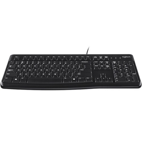 Teclado Logitech Alambrico USB K120 Negro 920-004422