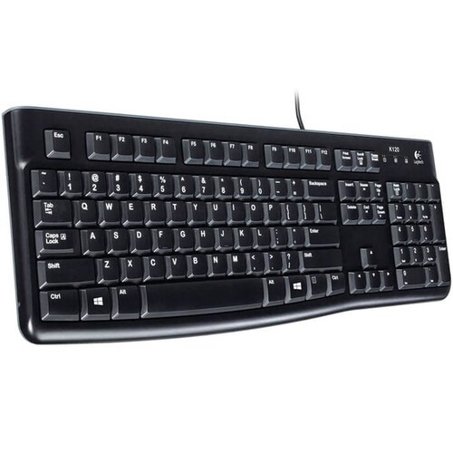 Teclado Logitech Alambrico USB K120 Negro 920-004422