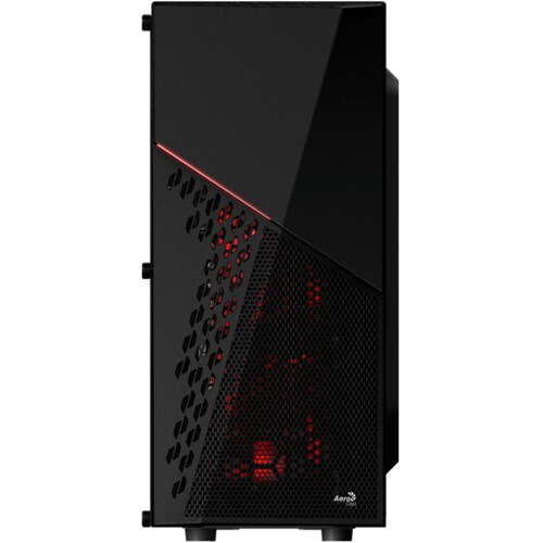 Gabinete AeroCool Cyberx Advance 3 Ventiladores USB3 Led Rojo