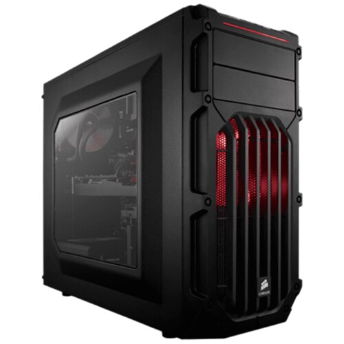 Gabinete Corsair SPEC-03 USB 3.0 Led Rojo 2 Ventiladores CC-9011052-WW
