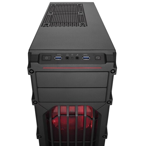 Gabinete Corsair SPEC-03 USB 3.0 Led Rojo 2 Ventiladores CC-9011052-WW