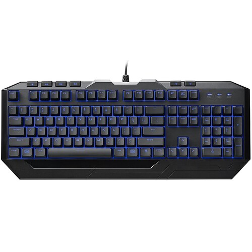 Kit Teclado Y Mouse Cooler Master Devastator II Alambrico USB Gamer Led Azul SGB-3030-KKMF1