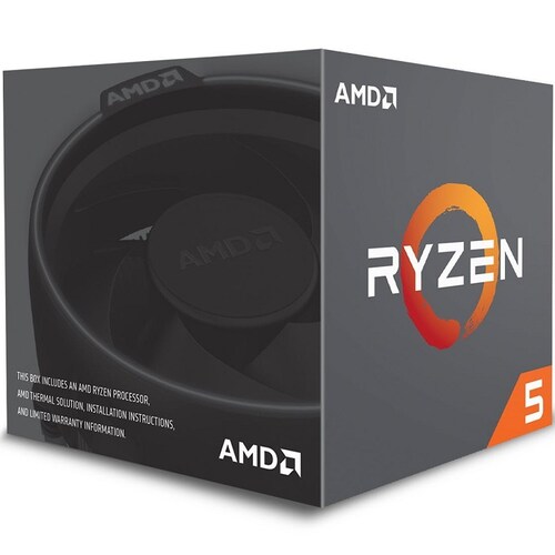 Procesador AMD Ryzen 5 2600X SixCore 3.6 GHz 19 MB Socket AM4