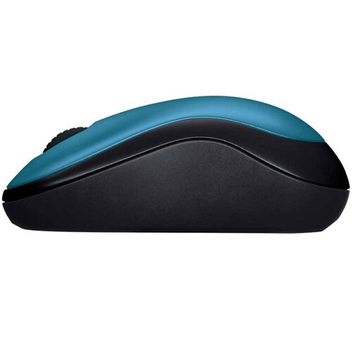 Mouse Logitech Inalambrico Optico USB Azul M185 910-003636