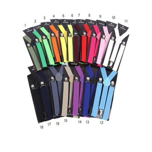 Tirantes Suspenders Unisex De Vestir Varios Colores