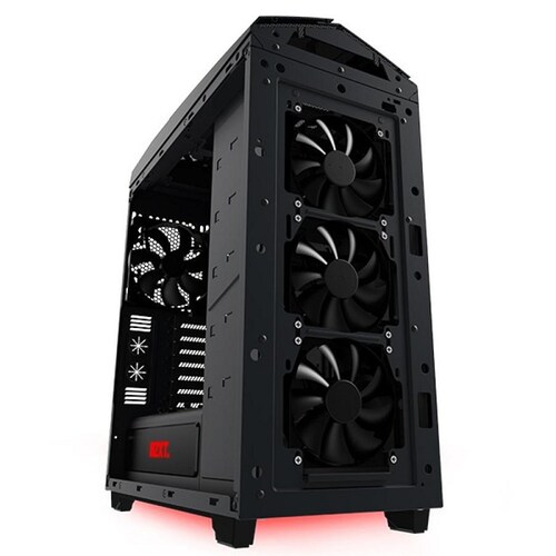 Gabinete NZXT NOCTIS 450 4 Ventiladores USB 3.0 Acero Acrilico CA-N450W-M1
