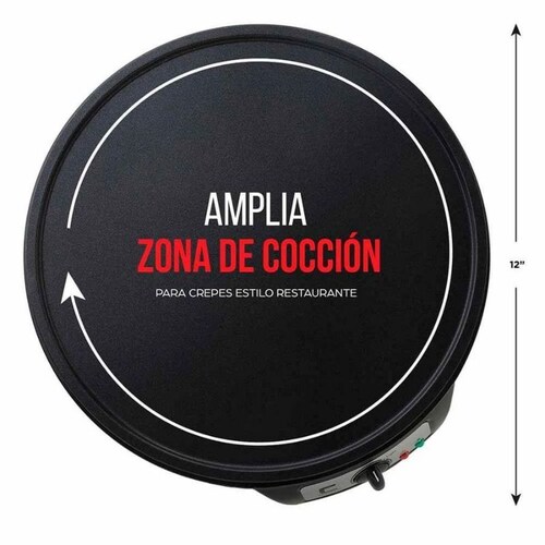 Crepera Electrica Chefman Negra