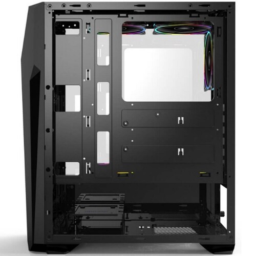 Gabinete Jaguar Warrior Spartan LED RGB USB3 Ventilador CGSPARTANJGW