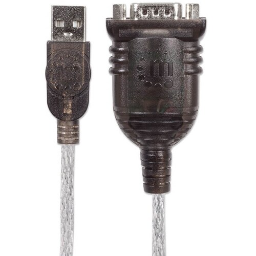 Convertidor Adaptador Serial a USB Manhattan 45cm DB9 205153.