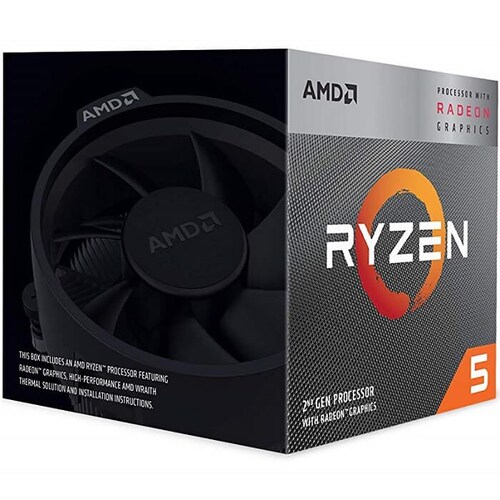 Procesador AMD Ryzen 5 3400G Quad Core 3.7GHz 6MB Socket AM4