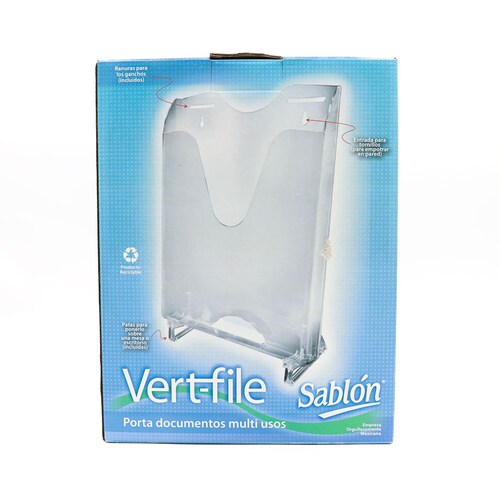Organizador Oficina Folder Vertfile Acrilico Empotrable