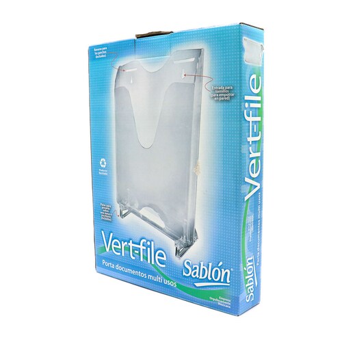 Organizador Oficina Folder Vertfile Acrilico Empotrable