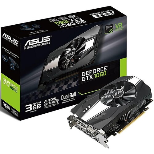 Tarjeta De Video Nvidia Asus Phoenix GTX 1060 3GB GeForce GDDR5 PH-GTX1060-3G