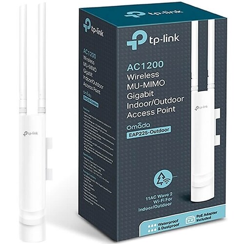 Access Point Tp-Link EAP225-Outdoor MU-MIMO AC1200 Gigabit Exteriores 2.4 & 5GHz