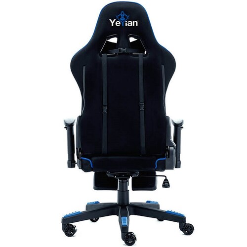 Silla YeYian Brave YAR-900 Gaming Chair Reclinable Negro-Azul YAR-900A