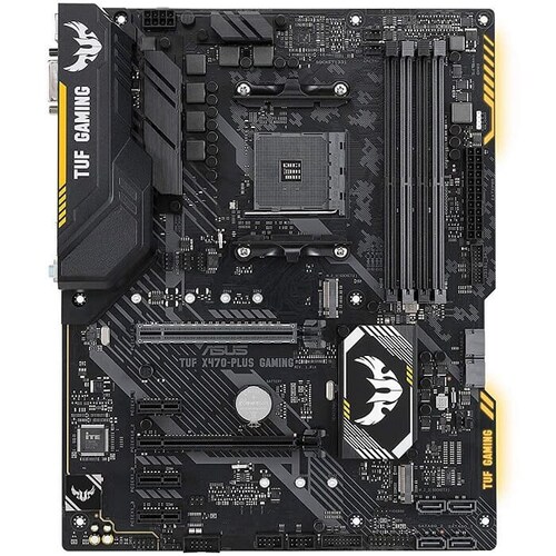 Tarjeta Madre ASUS TUF X470-PLUS GAMING AURA 4xDDR4 PCI-E USB3 Socket AM4