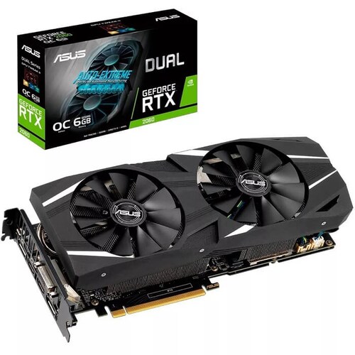 Tarjeta De Video Nvidia Asus Dual RTX 2060 OC 6GB GDDR6 GeForce DUAL-RTX2060-O6G