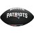 Mini Balón de Americano Wilson NFL Patriotas de Nueva Inglaterra Mini