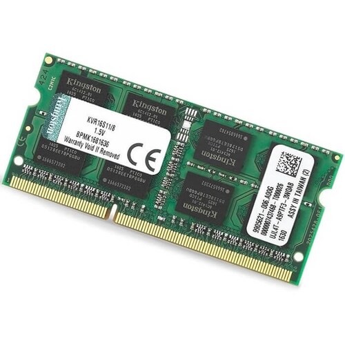 Memoria Ram DDR3 Sodimm Kingston 1600MHz 8GB PC3-12800 1.5v KVR16S11/8