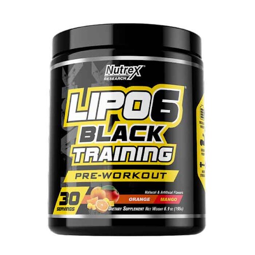 Pre- Entreno Nutrex Lipo 6 Black Training Pre-Workout 195g 30 Serv. - Naranja
