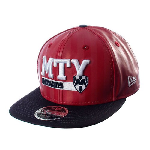 Gorra NEW ERA Unisex OF MTY RAYADOS STRIPE MONR Rojo.