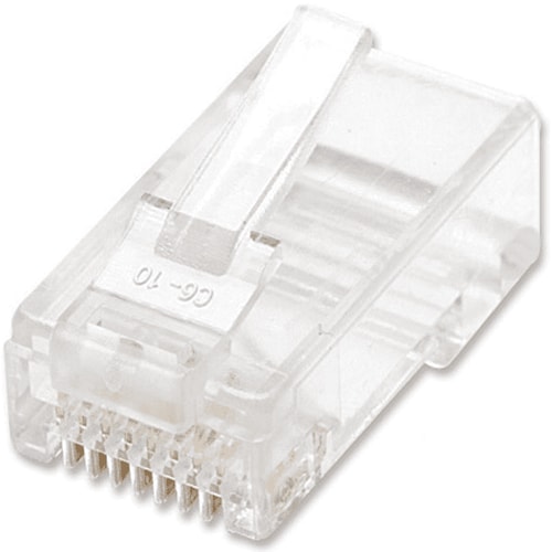 Plug Bote 100 Piezas Conector RJ45 Intellinet Cable UTP Cat 6E 502344