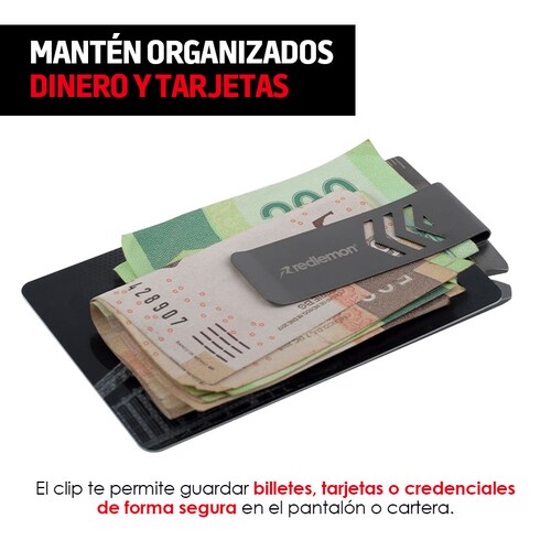 Clip para Billetes con Destapador 9 Herramientas en 1 Redlemon.