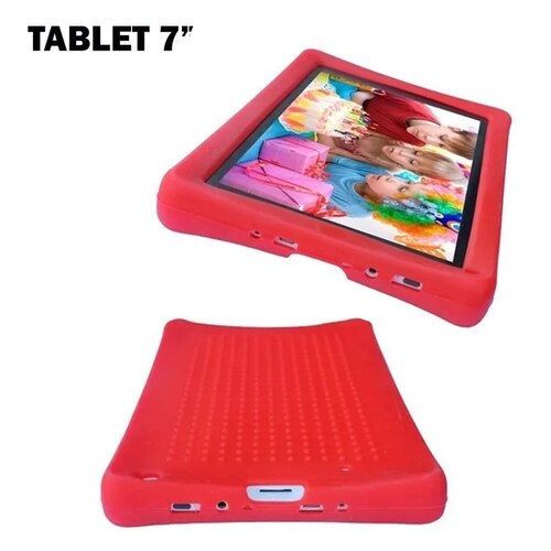 Oferta 3x1 Funda Antigolpes Para Tablet 7 Pulgadas  - Negro - Rojo - Blanco