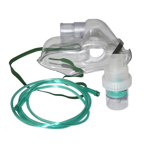 Set Micronebulizador Adulto Handy Mascarilla, Vaso, Manguera