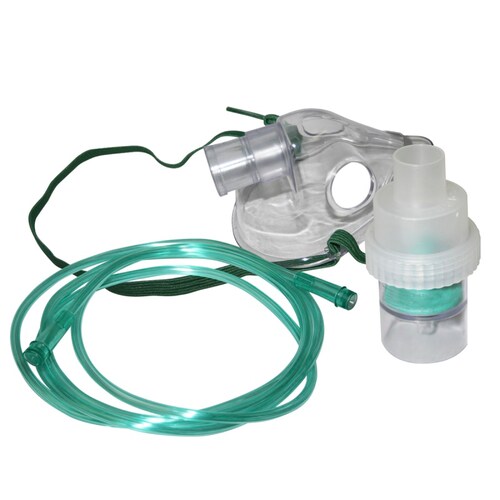 Set Micronebulizador Pediátrico Mascarilla Vaso Y Manguera