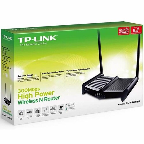 Router Inalambrico Tp-Link TL-WR841HP 300 Mbps 9dBi Rompe Muros