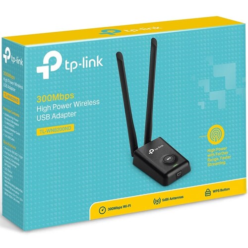 Adaptador De Red Inalambrica USB Tp-Link TL-WN8200ND Alta Potencia