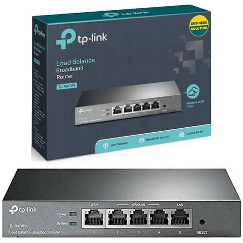 Router Balanceador De Carga Tp-Link TL-R470T+ Multi Wan.