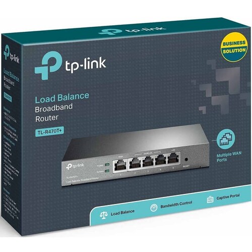 Router Balanceador De Carga Tp-Link TL-R470T+ Multi Wan.