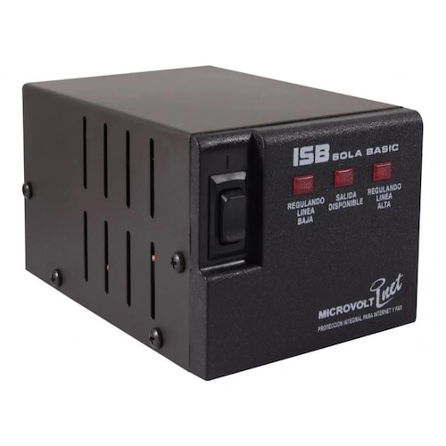Regulador 1200VA Industrias Sola Basic Microvolt Inet, , Entrada 100-127V DN-21-122