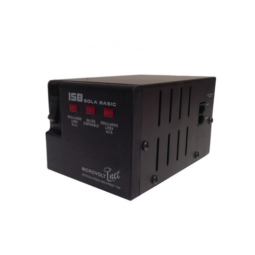 Regulador 1200VA Industrias Sola Basic Microvolt Inet, , Entrada 100-127V DN-21-122