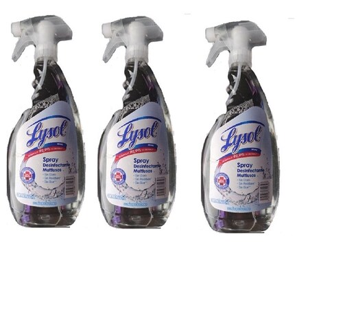 Lysol Spray Desinfectante multiuso 650ml 3 PIEZA