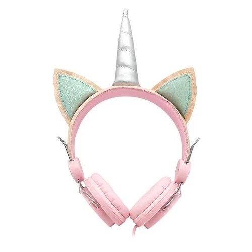 Audifonos de  unicornio con micrófono diadema Gadgets & fun para niños 
