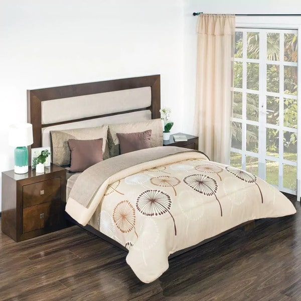 Edredon Doble Vista con Sabanas Elefantito Brisa Beige/Cafe King Size