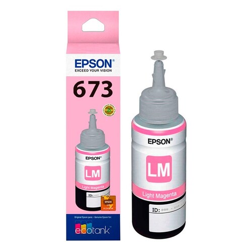 Tinta Epson 673 Color Magenta Claro 70ml  T673620-AL